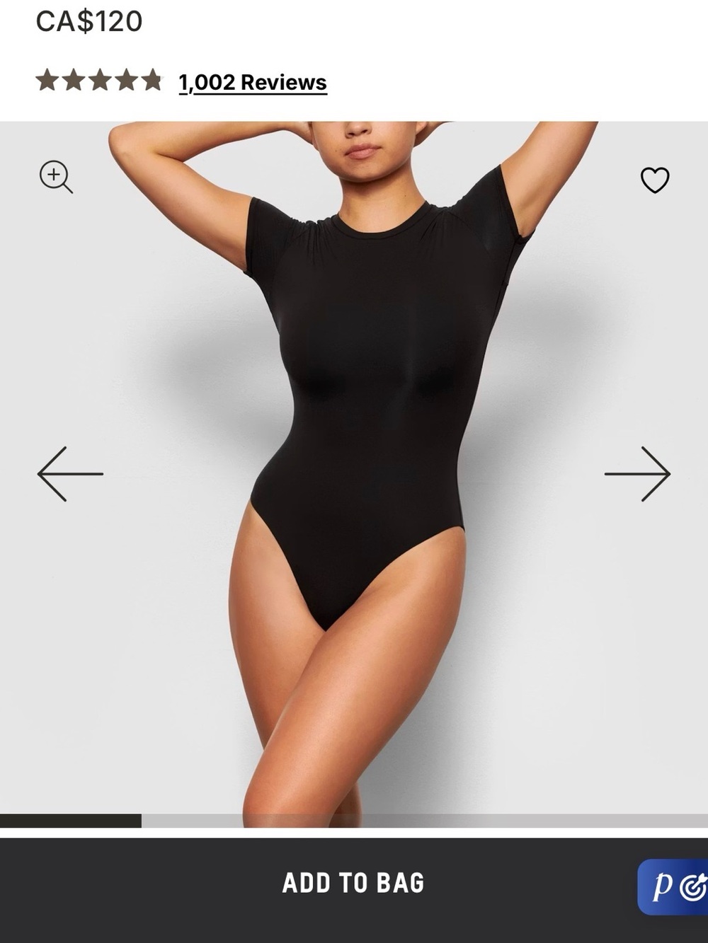 Skims fits everybody T-shirt bodysuit
